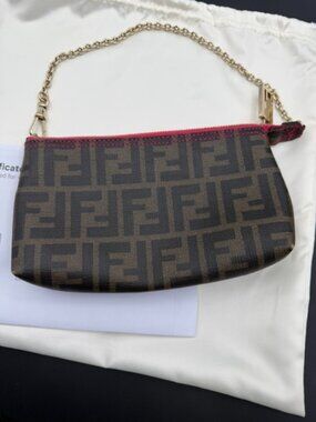 ** FENDI ZUCCA POUCH****